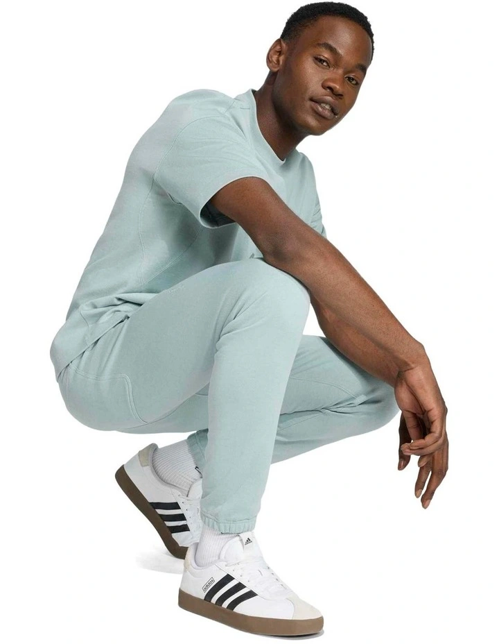 ALL SZN French Terry Regular Tapered Joggers in Wonder Sage image 3