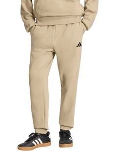 Essentials Feel Cozy Fleece Joggers in Light Khaki