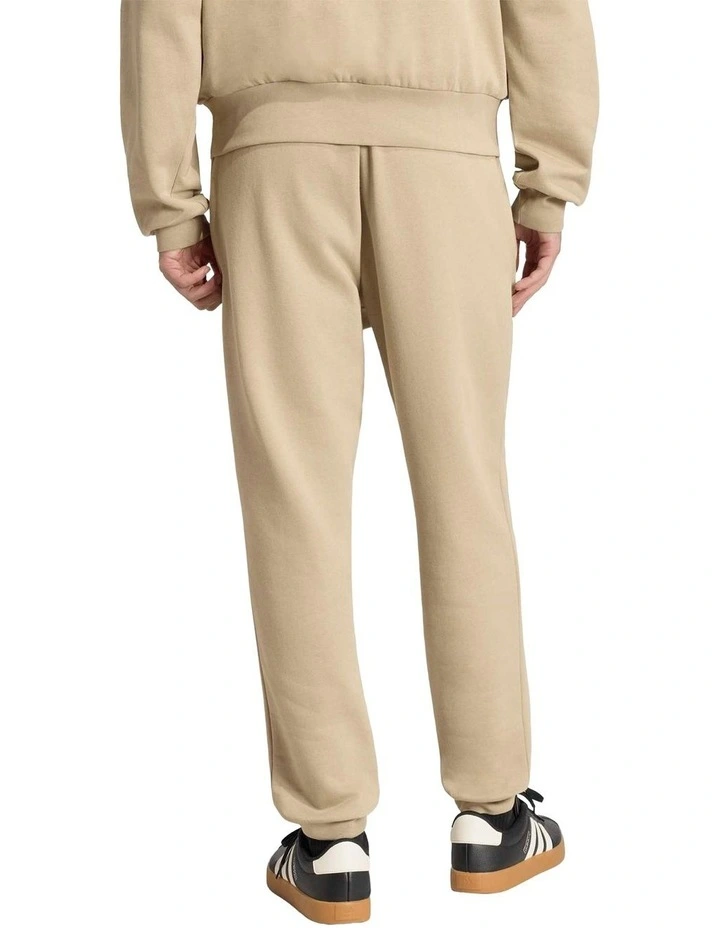 Essentials Feel Cozy Fleece Joggers in Light Khaki image 2