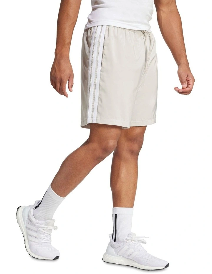 Essential 3 Stripes Chelsea Shorts in Grey image 3