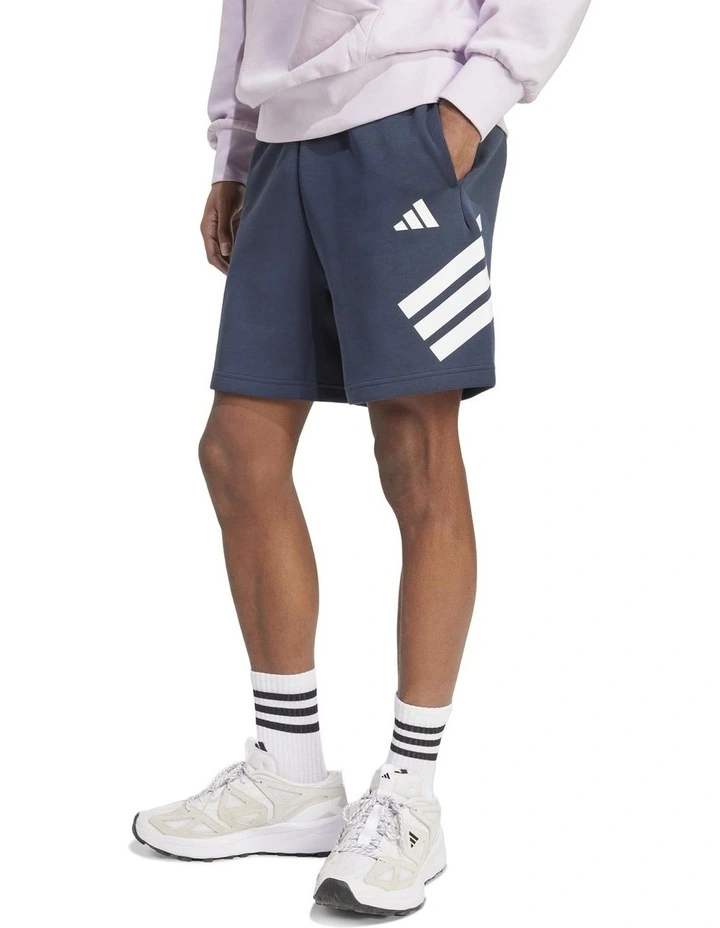 Future Icons 3 Stripes Shorts in Blue image 1