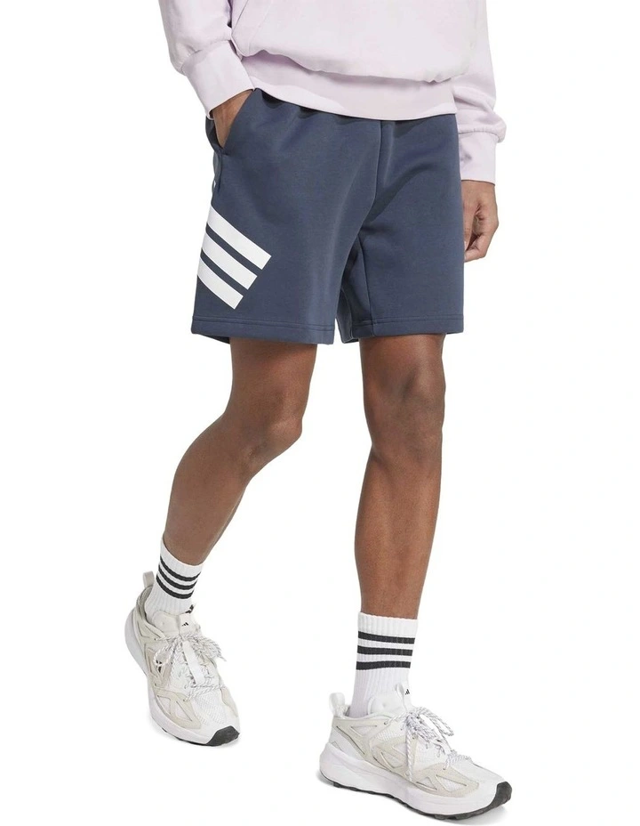 Future Icons 3 Stripes Shorts in Blue image 3
