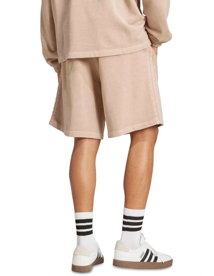 ALL SZN French Terry Washed 8 Inch Shorts in Warm Sandstone image 2