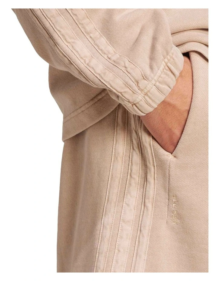 ALL SZN French Terry Washed 8 Inch Shorts in Warm Sandstone image 5