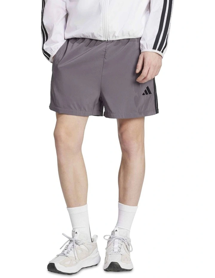 Essentials 3-Stripes Chelsea Shorts 5-Inch in Grey image 1