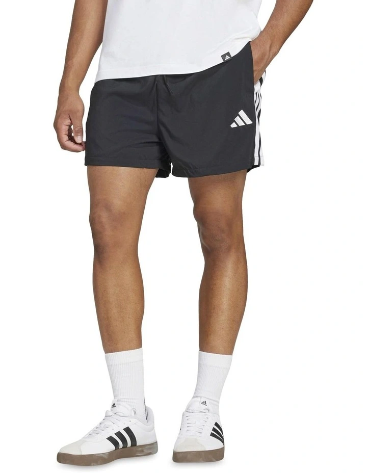 Essentials 3-Stripes 5-Inch Chelsea Shorts in Black image 1