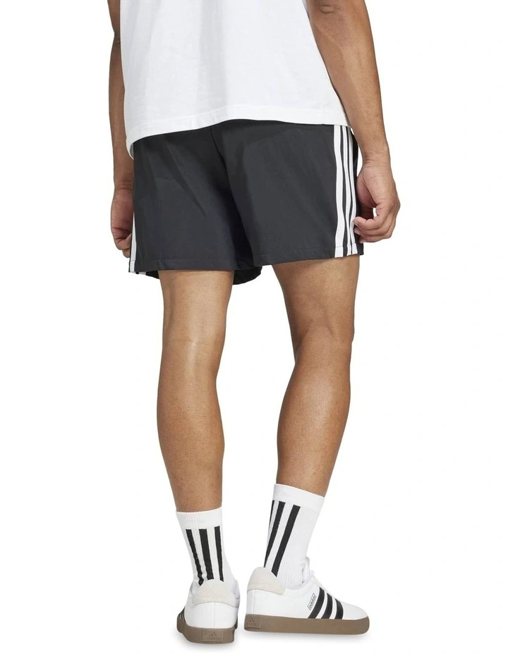 Essentials 3-Stripes 5-Inch Chelsea Shorts in Black image 2