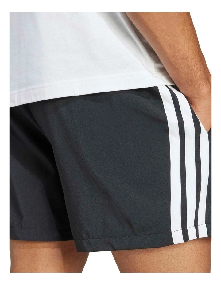 Essentials 3-Stripes 5-Inch Chelsea Shorts in Black image 5