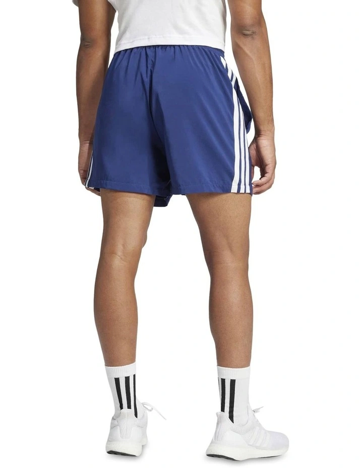Essentials 3-Stripes Chelsea Shorts 5-Inch in Blue image 2