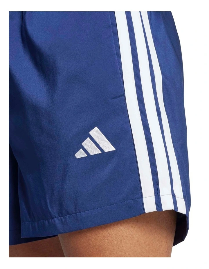 Essentials 3-Stripes Chelsea Shorts 5-Inch in Blue image 5