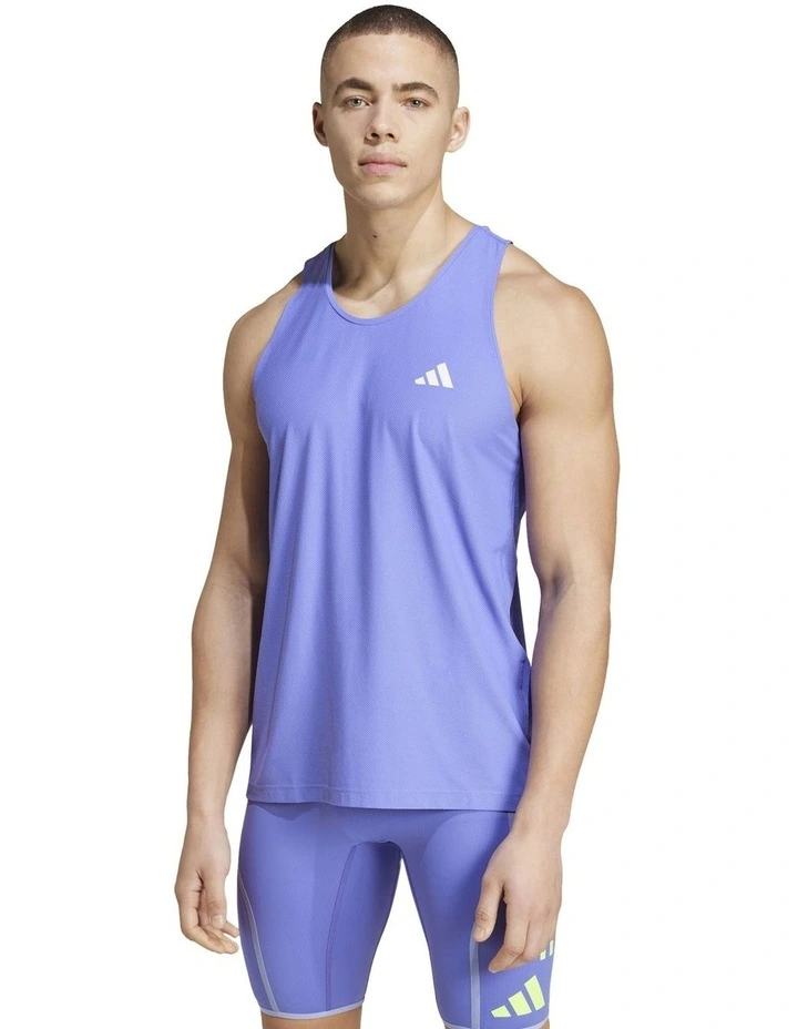 Own The Run Tank Top in Blue image 1