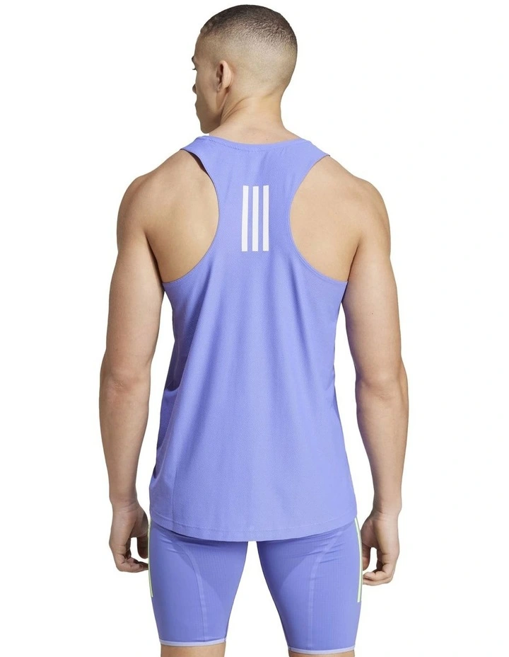 Own The Run Tank Top in Blue image 2