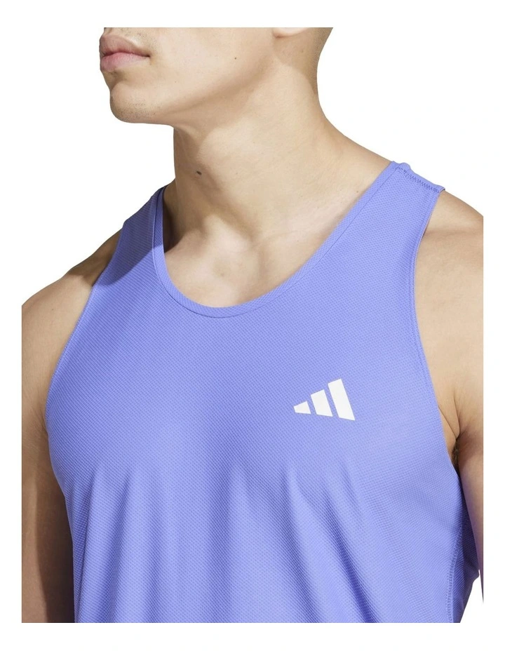 Own The Run Tank Top in Blue image 4