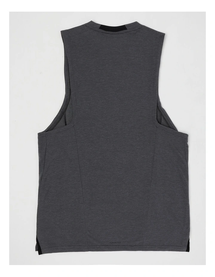 Designed for Training Workout Tank Top in Grey image 3