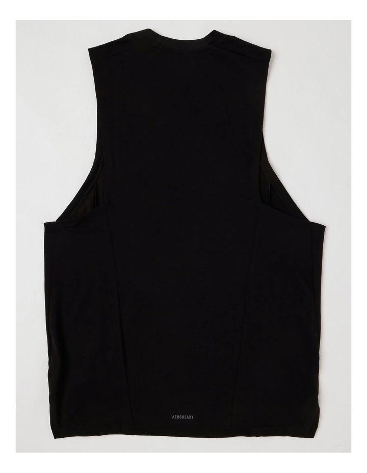 Training Workout Tank Top in Black image 2