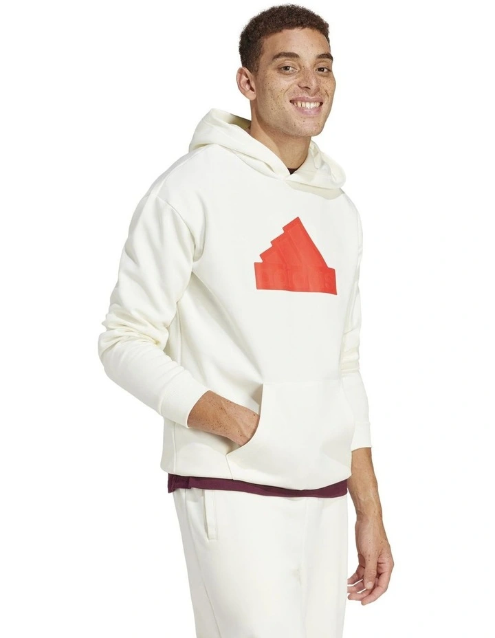 Future Icons Badge of Sport Hoodie in Off White image 3