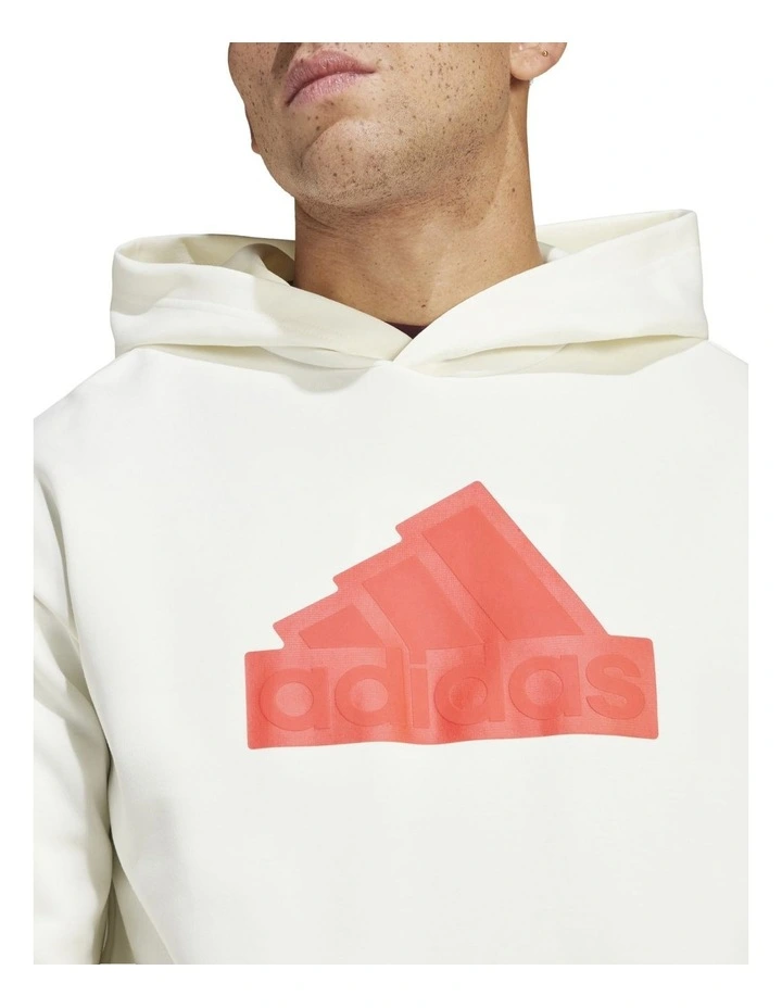 Future Icons Badge of Sport Hoodie in Off White image 4