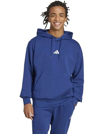 Essentials Feelcozy Fleece Hoodie in Blue
