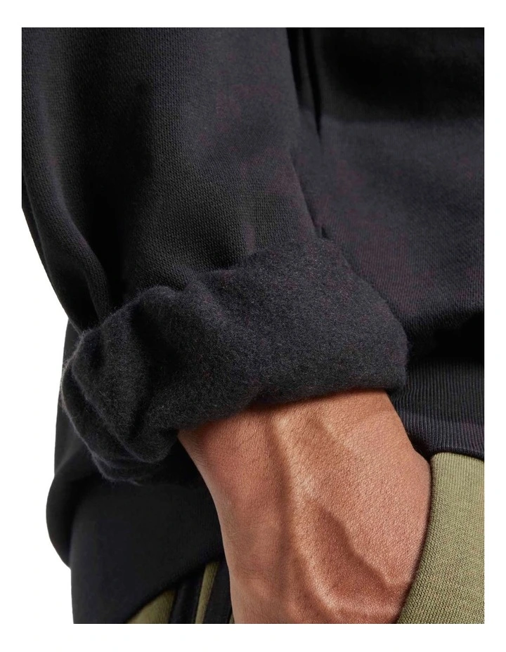 Essentials Feelcozy Fleece Sweatshirt in Black image 5