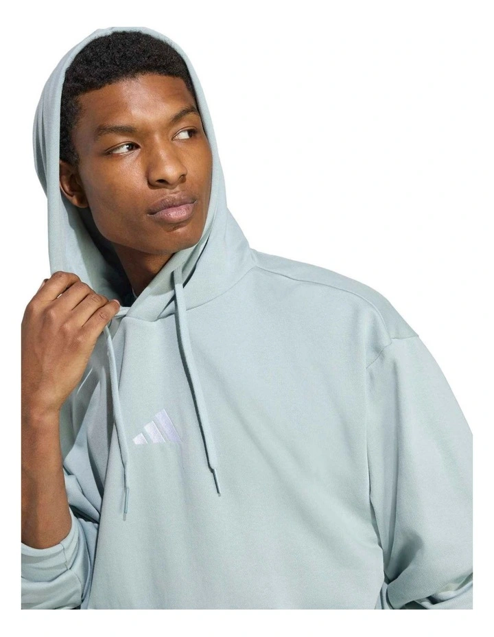 Essentials Feelcozy Fleece Hoodie in Wonder Sage image 4