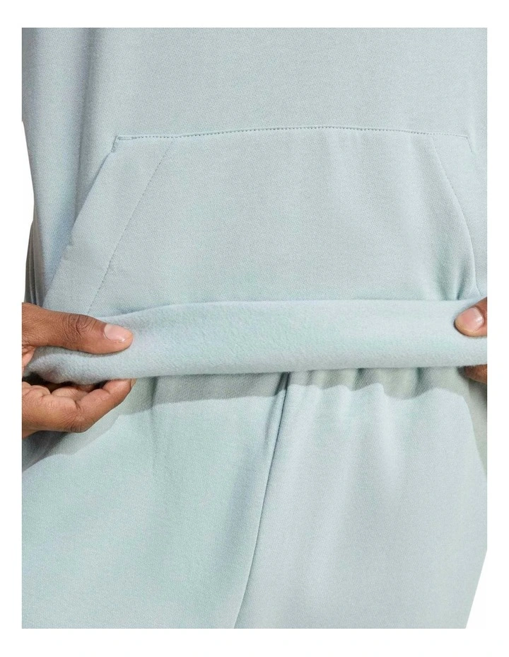 Essentials Feelcozy Fleece Hoodie in Wonder Sage image 5