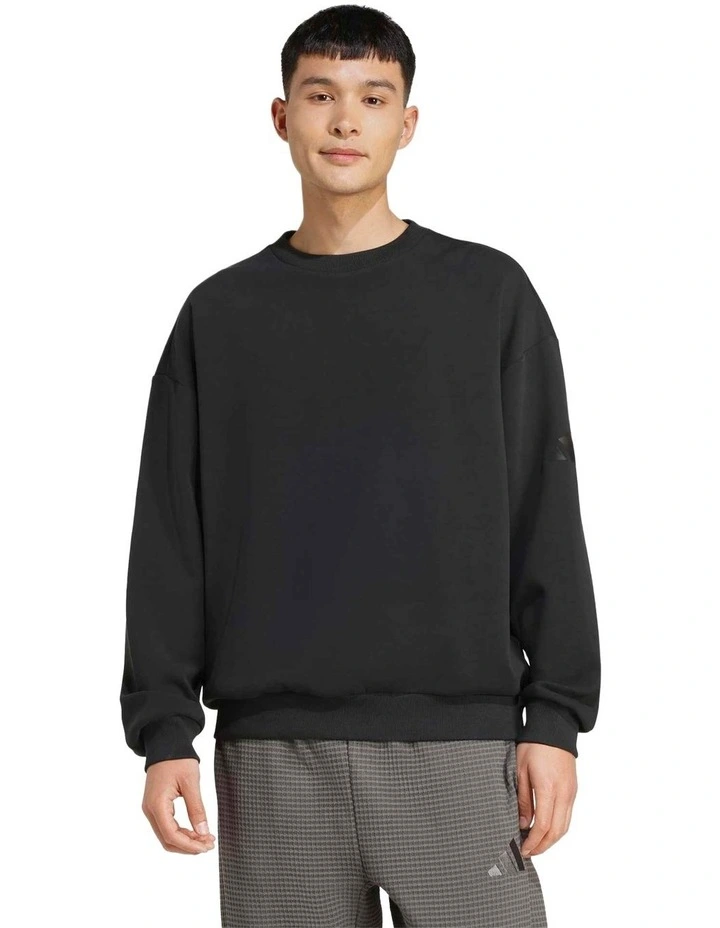 Soft Lux Sweatshirt in Black image 1