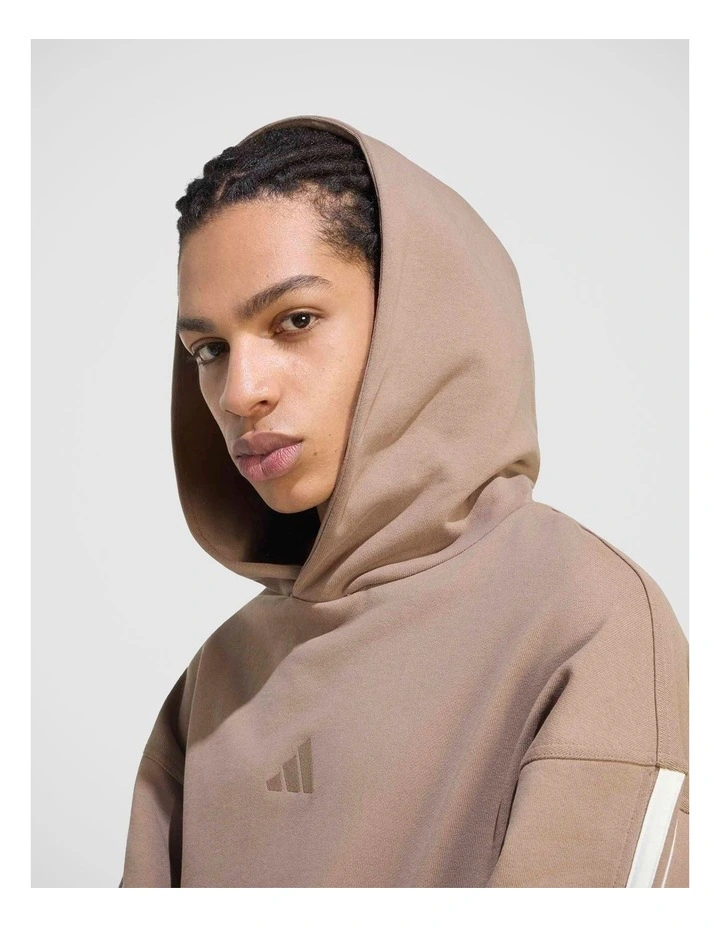 Kit 3-Stripes Hoodie in Khaki image 4