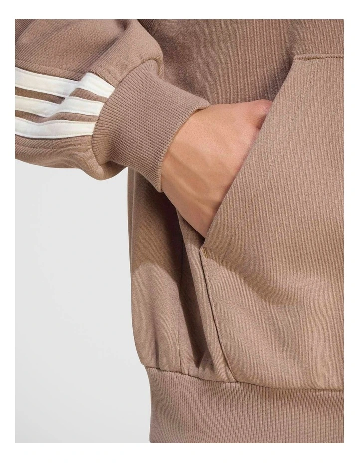 Kit 3-Stripes Hoodie in Khaki image 5