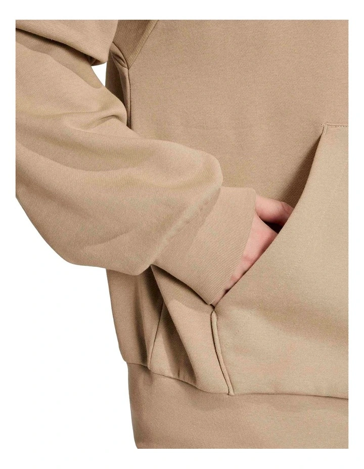 Essentials Feelcozy Fleece Hoodie in Wonder Cargo/Black image 5