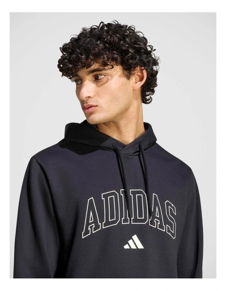 COLLEGIATE SCRIPT GRAPHIC HOODIE image 4
