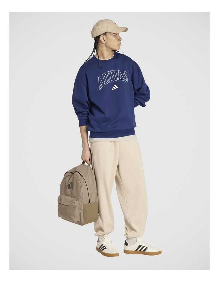 Seasonal Essentials Collegiate Fleece Crew Sweatshirt image 3