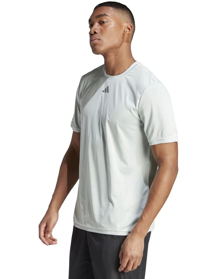 HIIT Slogan Training T-shirt in Wonder Silver/Artic image 3