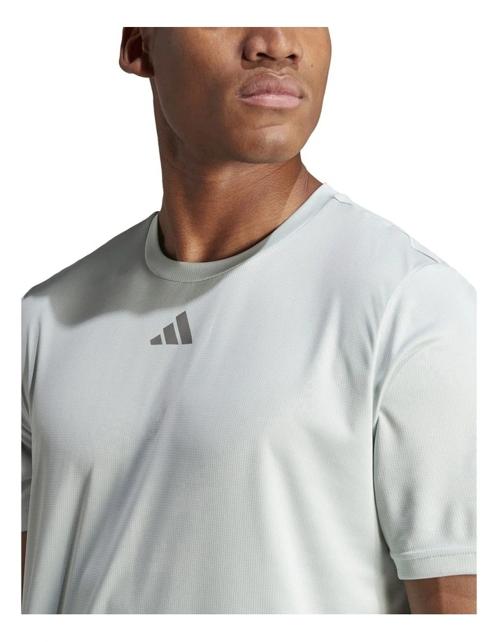 HIIT Slogan Training T-shirt in Wonder Silver/Artic image 5