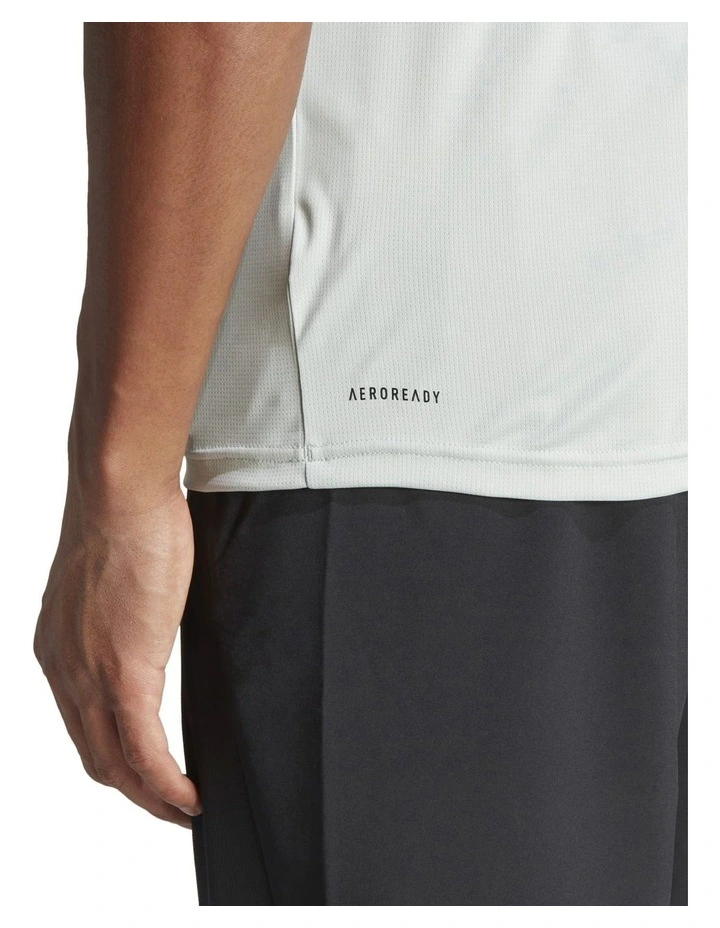 HIIT Slogan Training T-shirt in Wonder Silver/Artic image 7