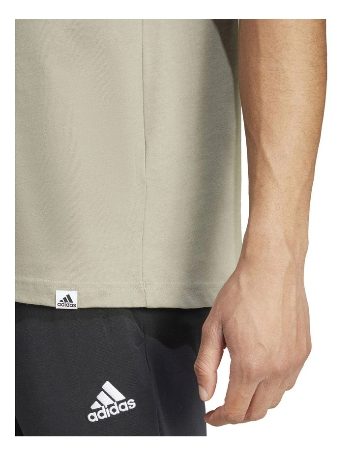 Camo Linear Graphic T-shirt in Silver Pebble image 5