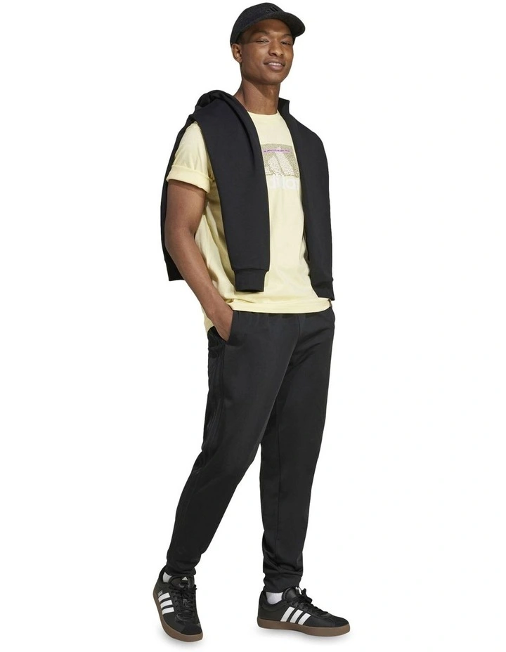 Codes Badge Graphic T Shirt in Yellow image 3