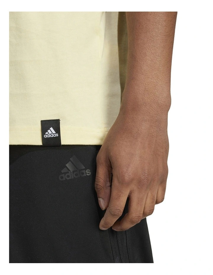 Codes Badge Graphic T Shirt in Yellow image 4