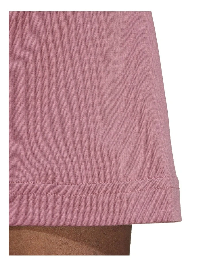 Essentials Single Jersey Embroidered Small Logo T-shirt in Purple image 4