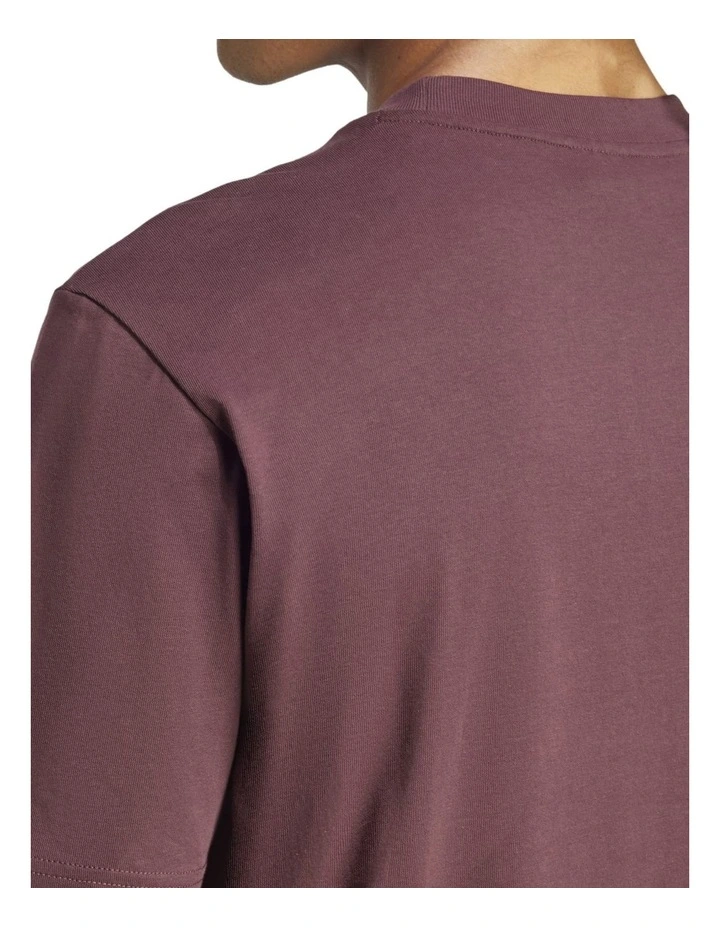 Essentials Small Logo Single Jersey T-shirt in Aurora Ruby image 4