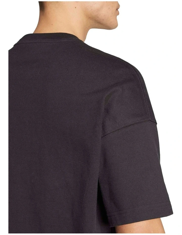 All Szn Embroidered Graphics Tee in Black image 5