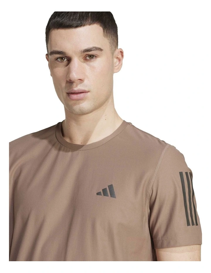 Own the Run T-shirt in Trace Brown image 4