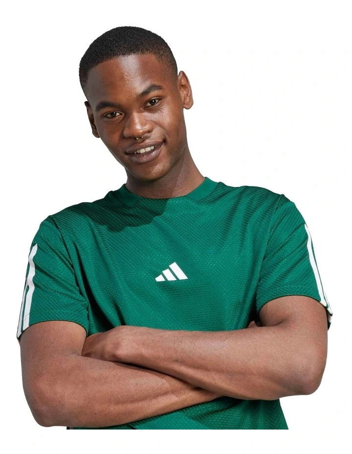 House of Tiro Colourblock Tee in Green image 4