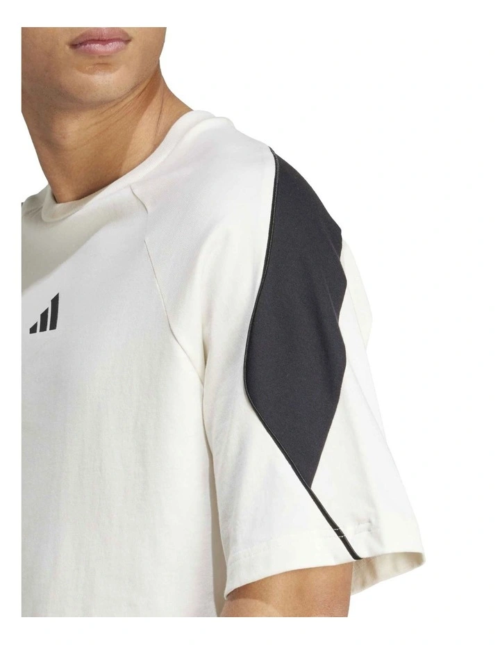 Stadium T-Shirt in Off White/Black image 5