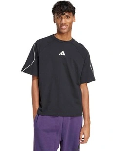 Stadium T-shirt in Black/Off White