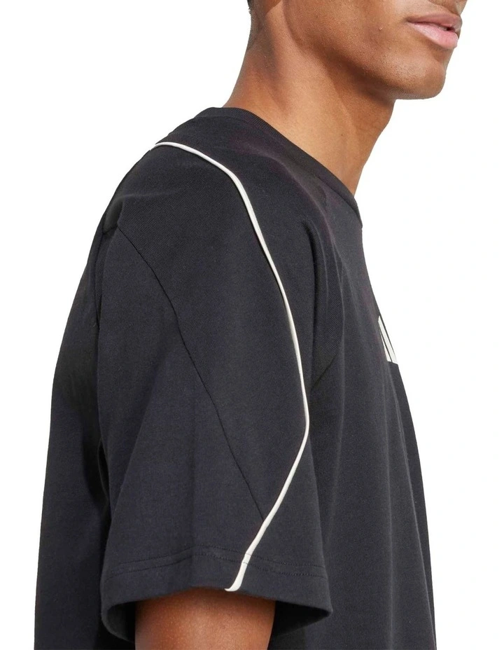 Stadium T-shirt in Black/Off White image 5