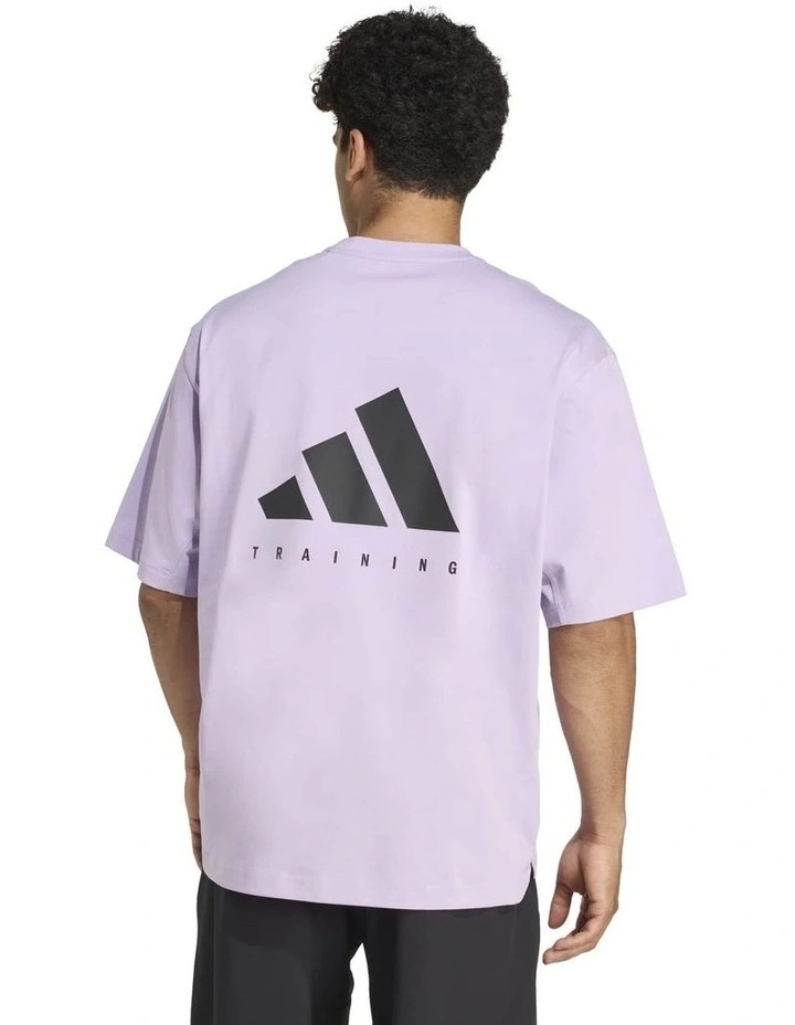 Prime Lift Workout Oversize Tee in Purple image 2