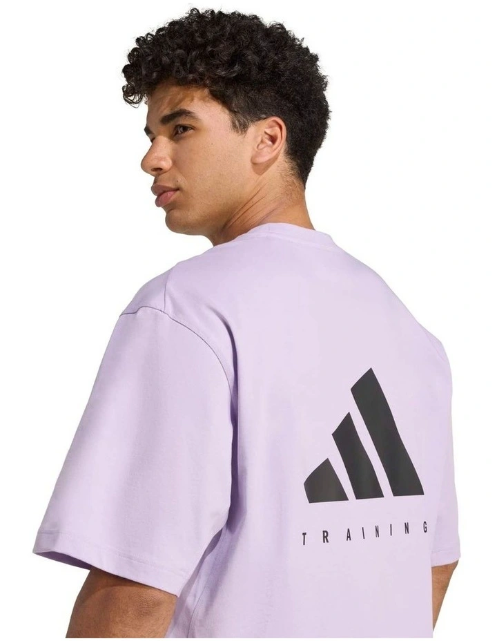 Prime Lift Workout Oversize Tee in Purple image 3