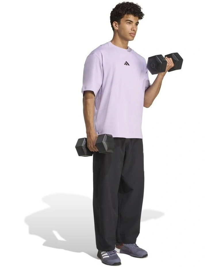 Prime Lift Workout Oversize Tee in Purple image 4