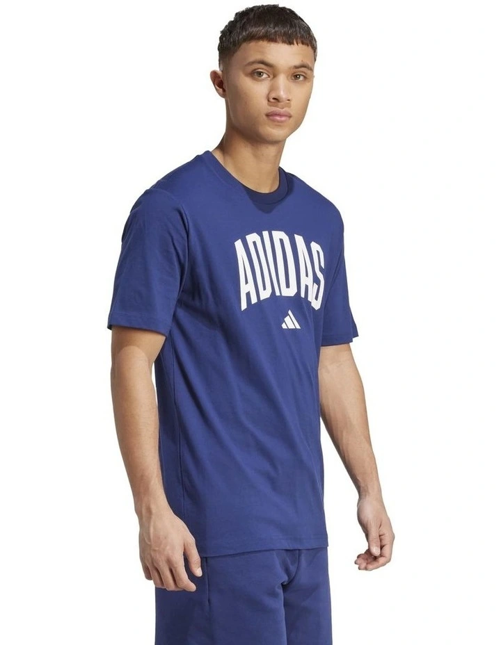Collegiate Lineage Graphic T-shirt in Dark Blue image 3