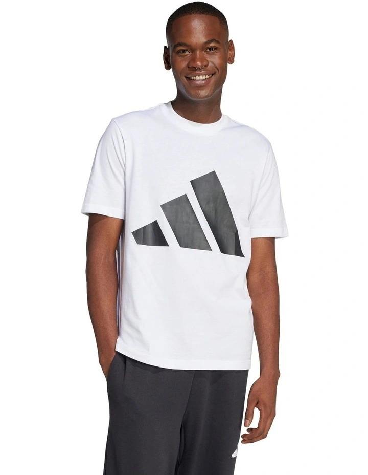 Essentials Big Logo Tee in White image 1